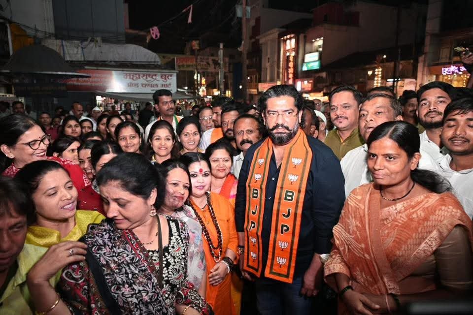 बिहार विधानसभा  निवडणूक विजय उत्सव साताऱ्यात साजरा