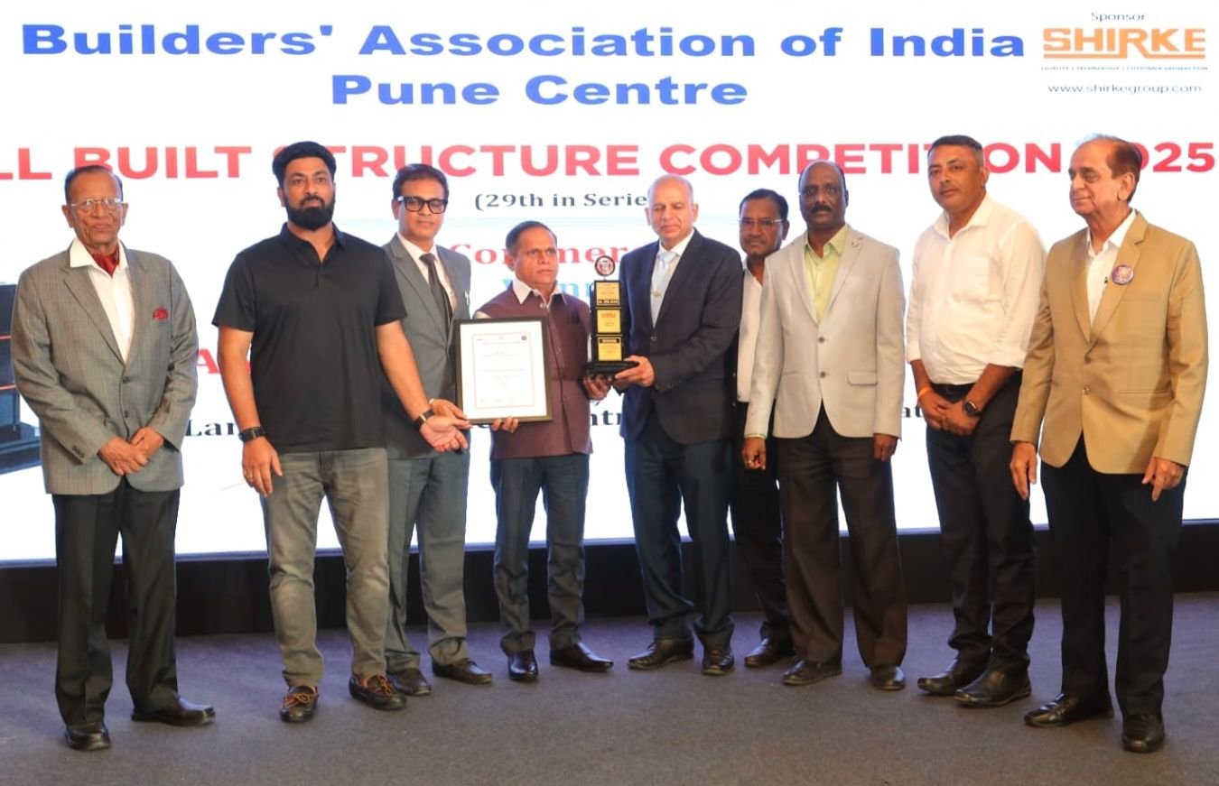 कंग्राळकर असोसिएटस च्या लँडमार्क टॉवर्सला वेल बिल्ट स्ट्रक्चर पुरस्कार प्रदान