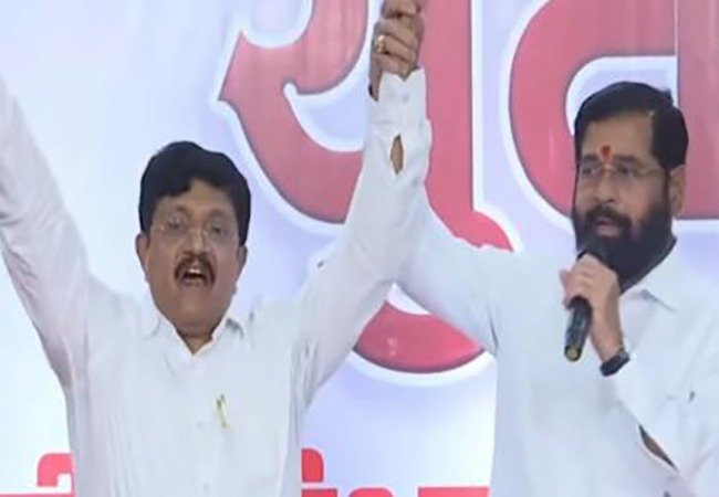 आनंदराज आंबेडकरांची एकनाथ शिंदेंना साथ
