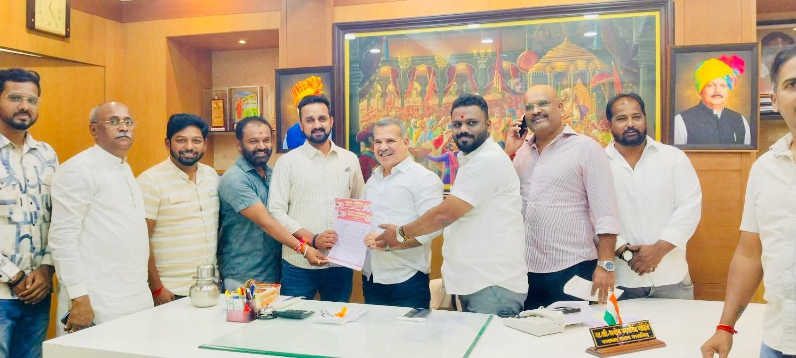गणेशोत्सव समितीच्या मागण्यांबाबत नगराध्यक्ष अमोल मोहिते सकारात्मक; वार्षिक अर्थसंकल्पात गणेशोत्सवासाठी विशेष तरतूद