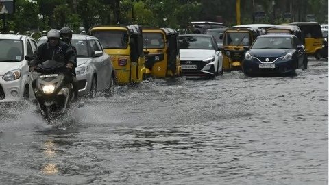 तामिळनाडूत मुसळधार पावसामुळे पूरसदृश्य 